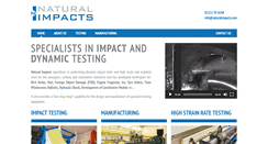 Desktop Screenshot of naturalimpacts.com