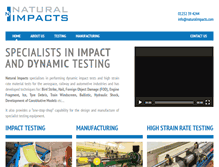 Tablet Screenshot of naturalimpacts.com